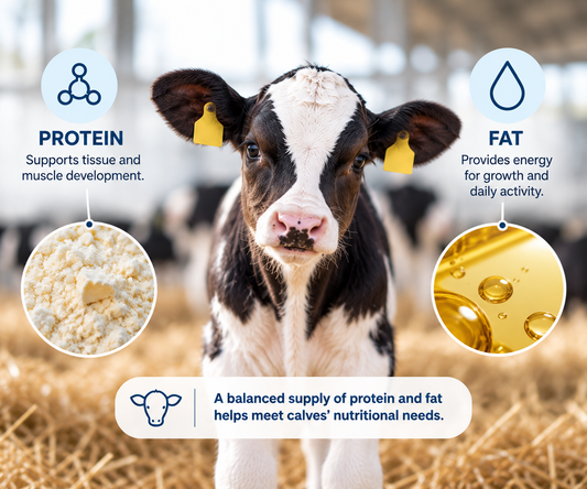 The Role of Protein and Fat in Calf Milk Replacer